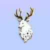 Magical Guardian Stag Animal of Spells and Wizardry Enamel Pin