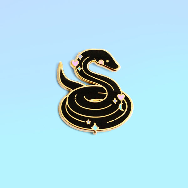 Nagini Snake Dark Magical Object for Spells and Wizardry Enamel Pin