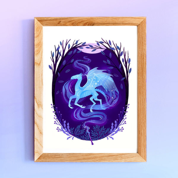 Thestral Art Print