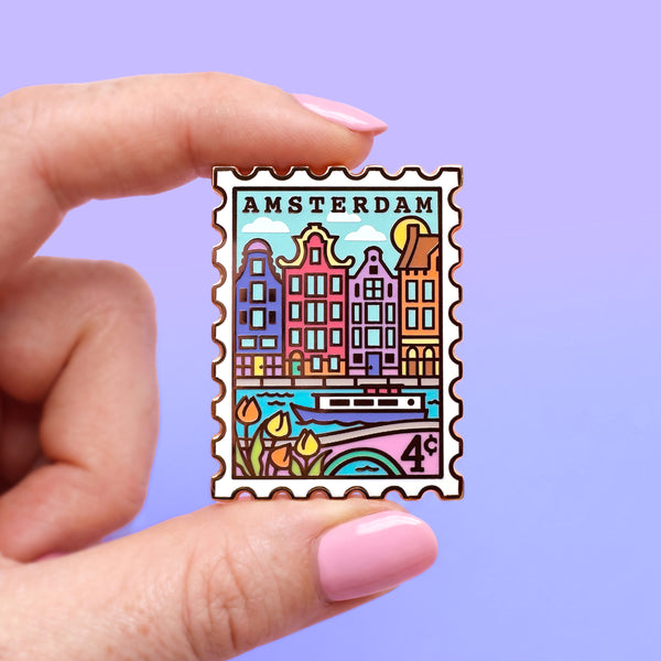 Amsterdam Enamel Pin