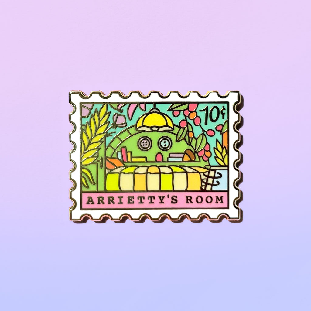 Arrietty's Room Enamel Pin