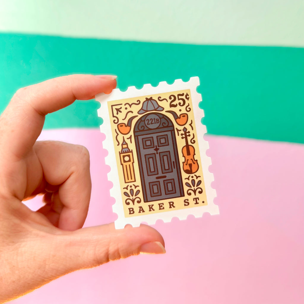 Baker Street Stamp Vinyl Sticker