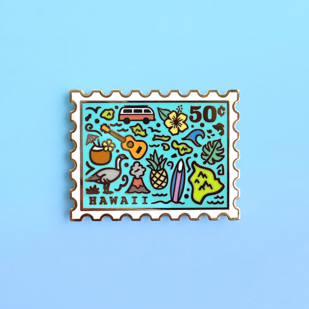 Hawaii Enamel Pin