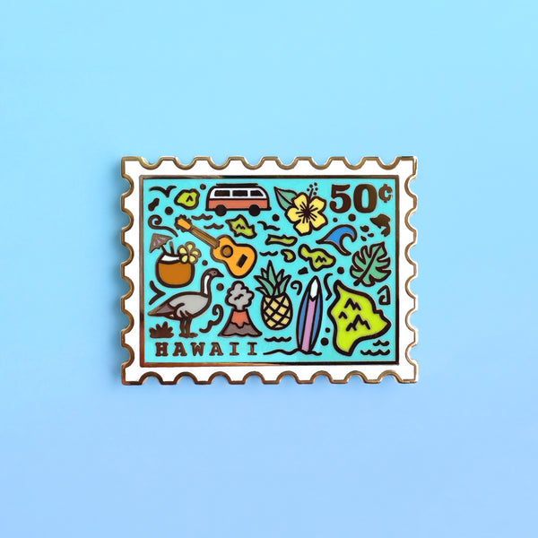 Hawaii Enamel Pin