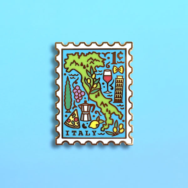 Italy Enamel Pin