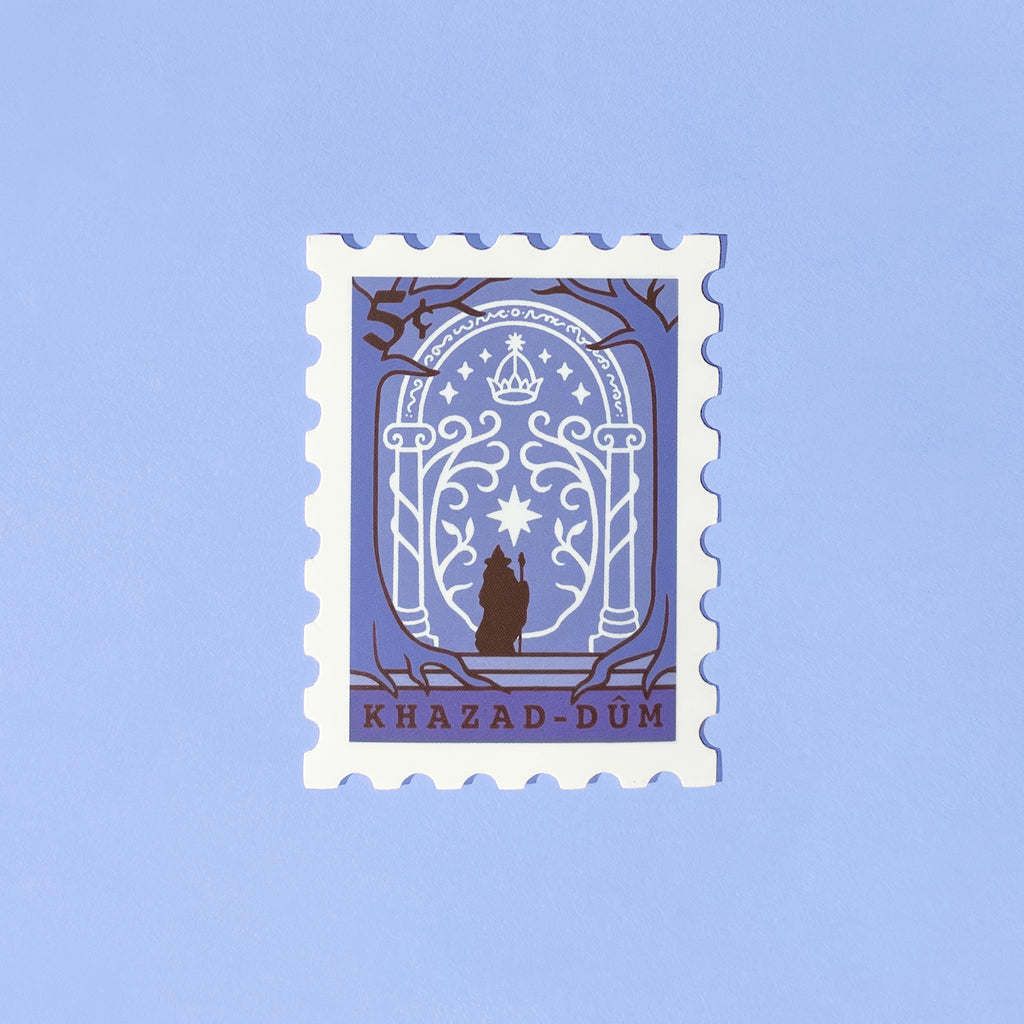 Khazad-dûm Stamp Vinyl Sticker