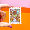 Travel Jumbo Stamp Stickers