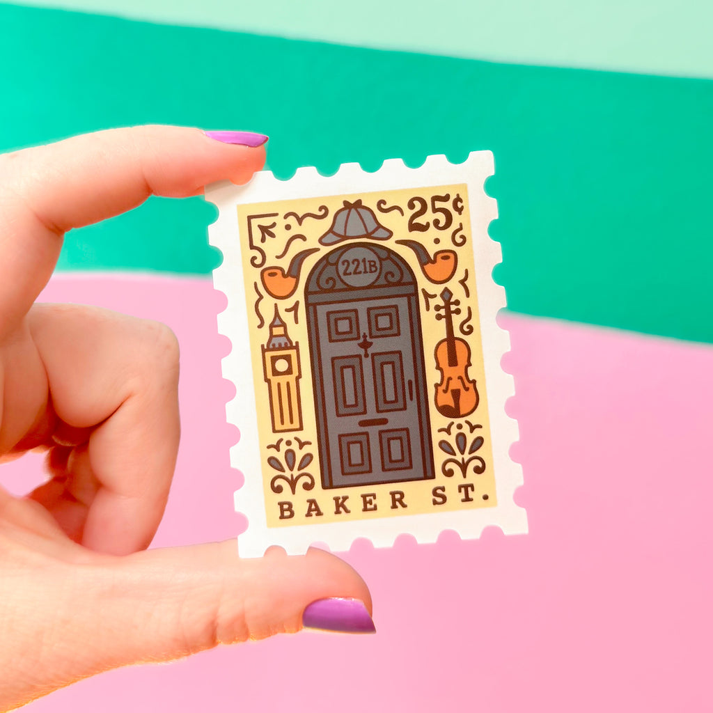 Baker Street Stamp Vinyl Sticker