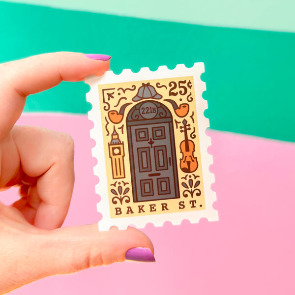 Baker Street Stamp Vinyl Sticker