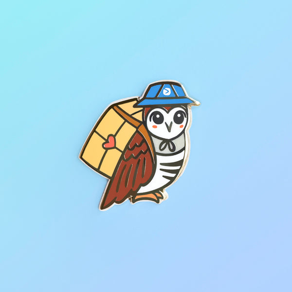 Olive the Owl Enamel Pin
