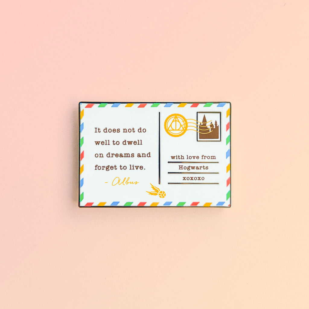 Albus' Postcard Enamel Pin