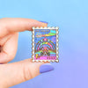 Rainbow Road Enamel Pin