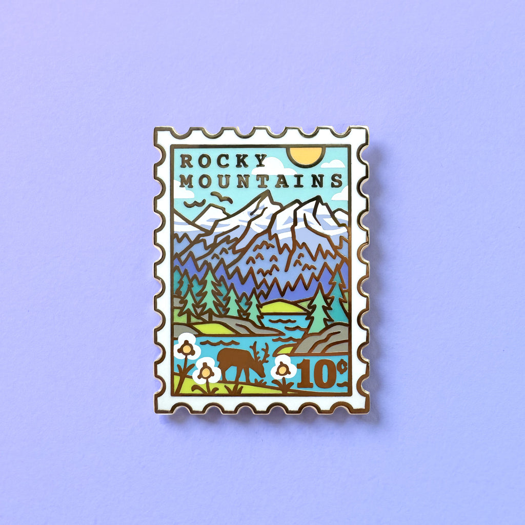 Rocky Mountains Enamel Pin