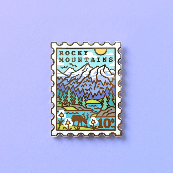 Rocky Mountains Enamel Pin