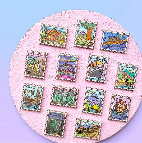 Seconds Pins - Stamp Collection