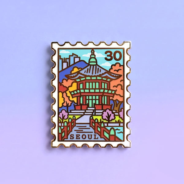 Seoul Enamel Pin