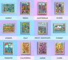 Mix & Match Set of 10 Stamp Enamel Pins