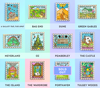 Mix & Match Set of 10 Stamp Enamel Pins