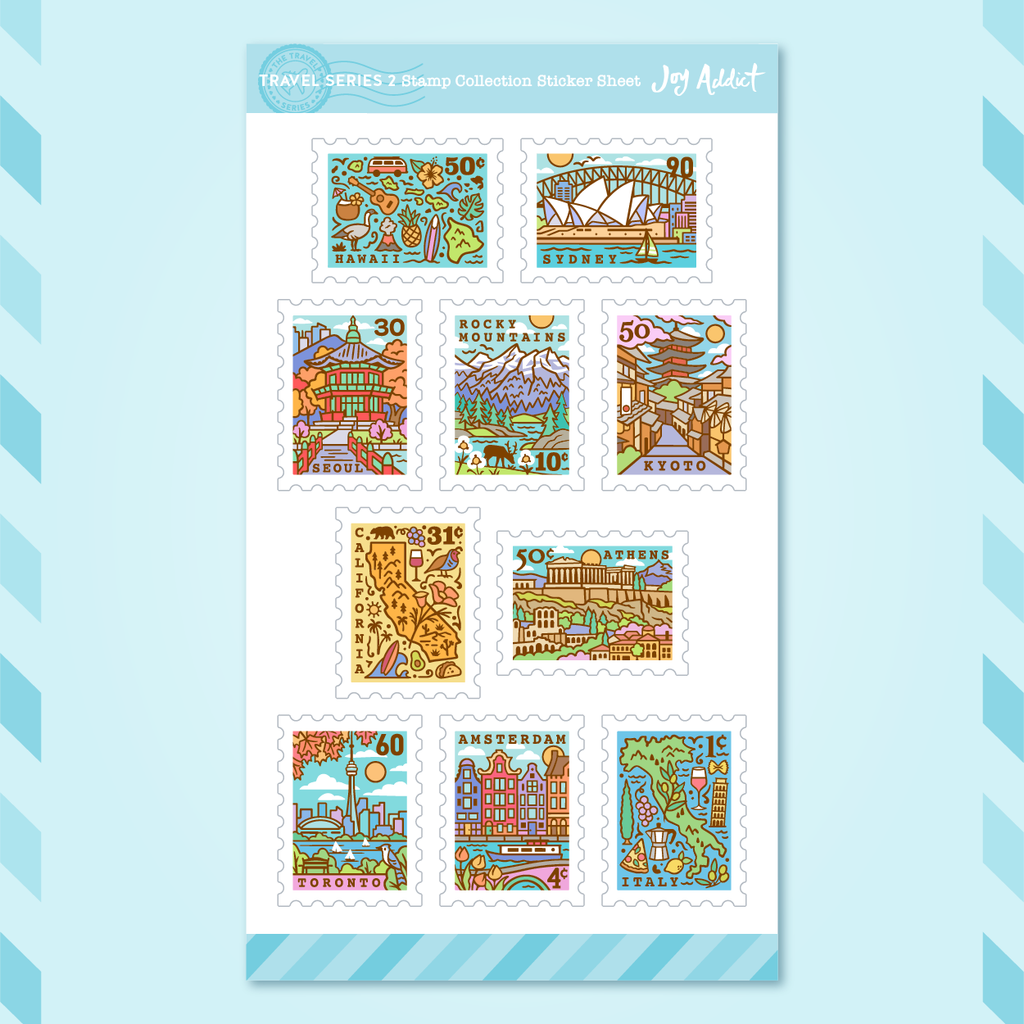 Travel Series 2 Sticker Sheet