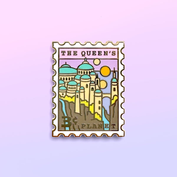 The Queen's Planet Enamel Pin