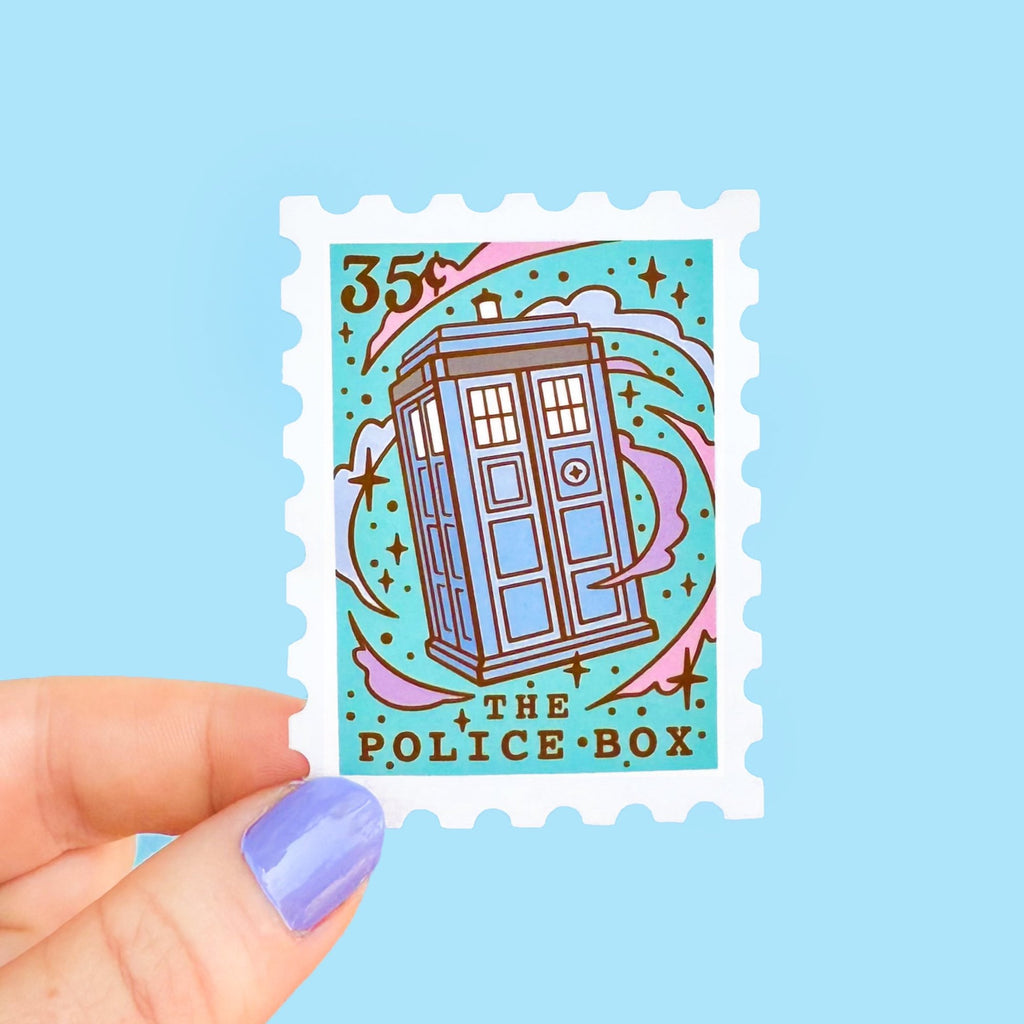 Police Box Vinyl Sticker