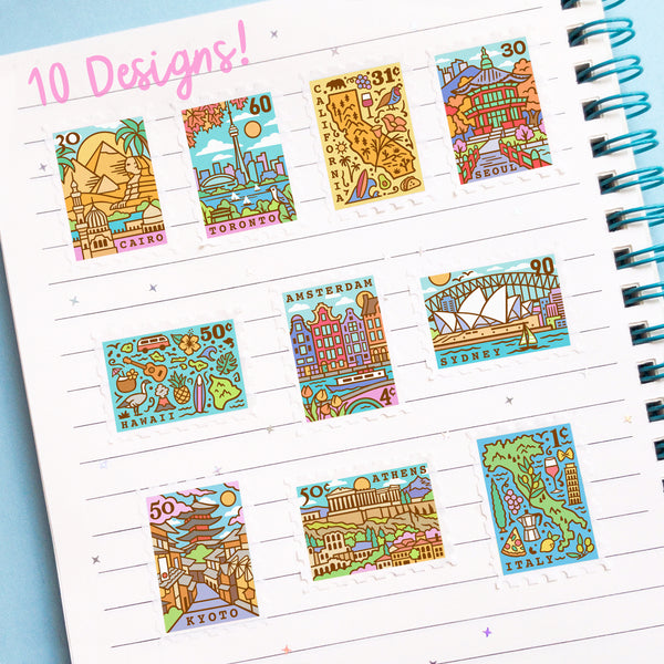 Travel 2 Stamp Washi Tape