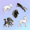 Magical Animals of Spells and Wizardry featuring cat, thestral, do, otter, mare Horse