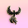 Magical Guardian Phoenix Animal of Spells and Wizardry Enamel Pin