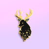 Magical Guardian Stag Animal of Spells and Wizardry Enamel Pin