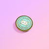 Stamp Collector Enamel Pin