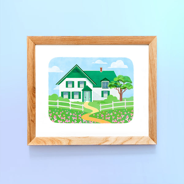 Anne of Green Gables Art Print  by Lucy by Maud Montgomery.