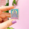 Stamp enamel PIn of Moon Castle Japanese anime