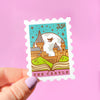 The Castle Stamp Vinyl Sticker
