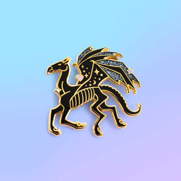 Thestral Pin Dark Magical Object Enamel Pin