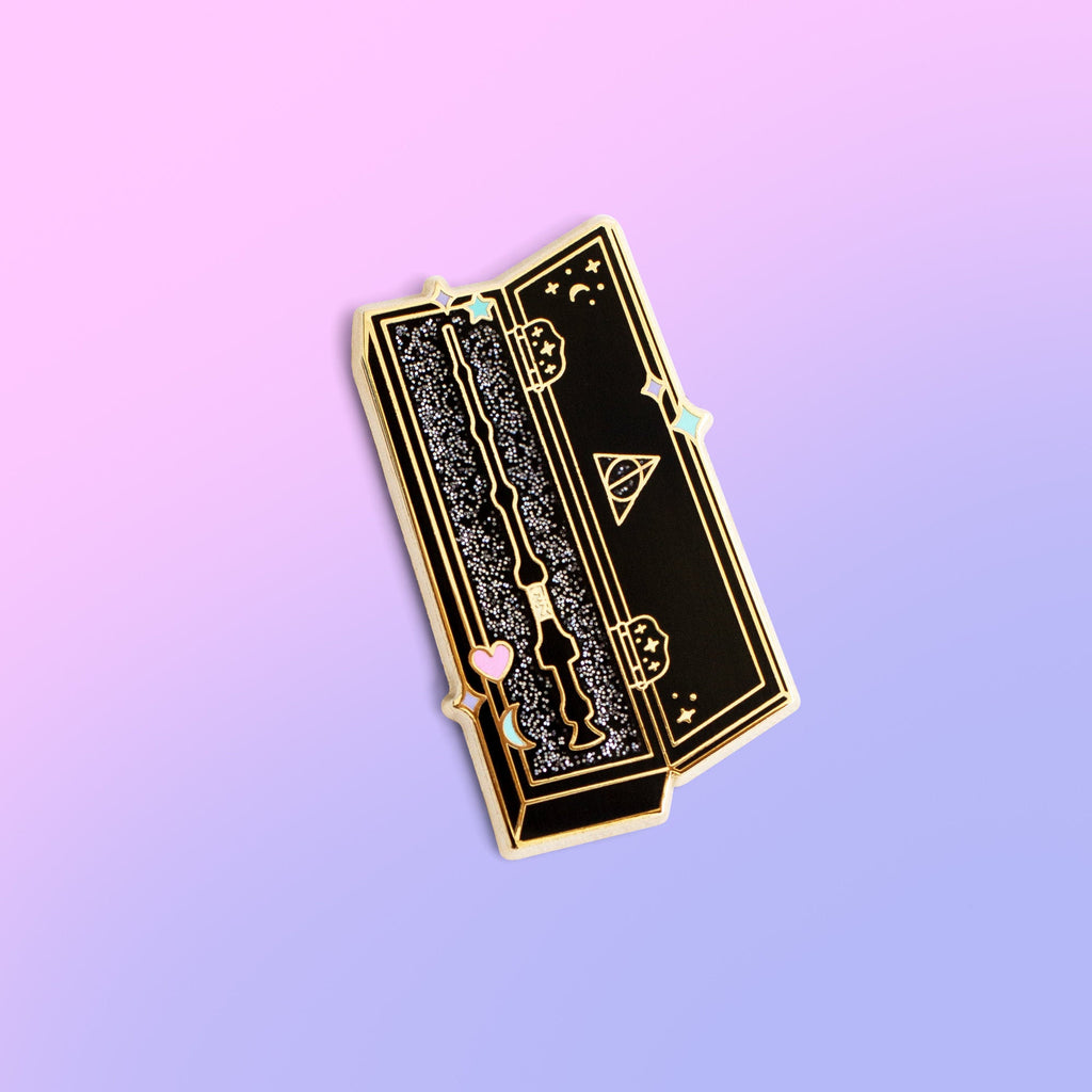 Dar Magical Object Enamel PIn Elder Wand for Wizardry and Spells