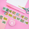 Cute Stationary Washi Tape featuring Stamp Enamel Pins featuring, Pemberley, Neverland, Tulgey Woods, Bag End, Wardrobe, The Magical Castle, Galaxy Far Far Way, Porthaven